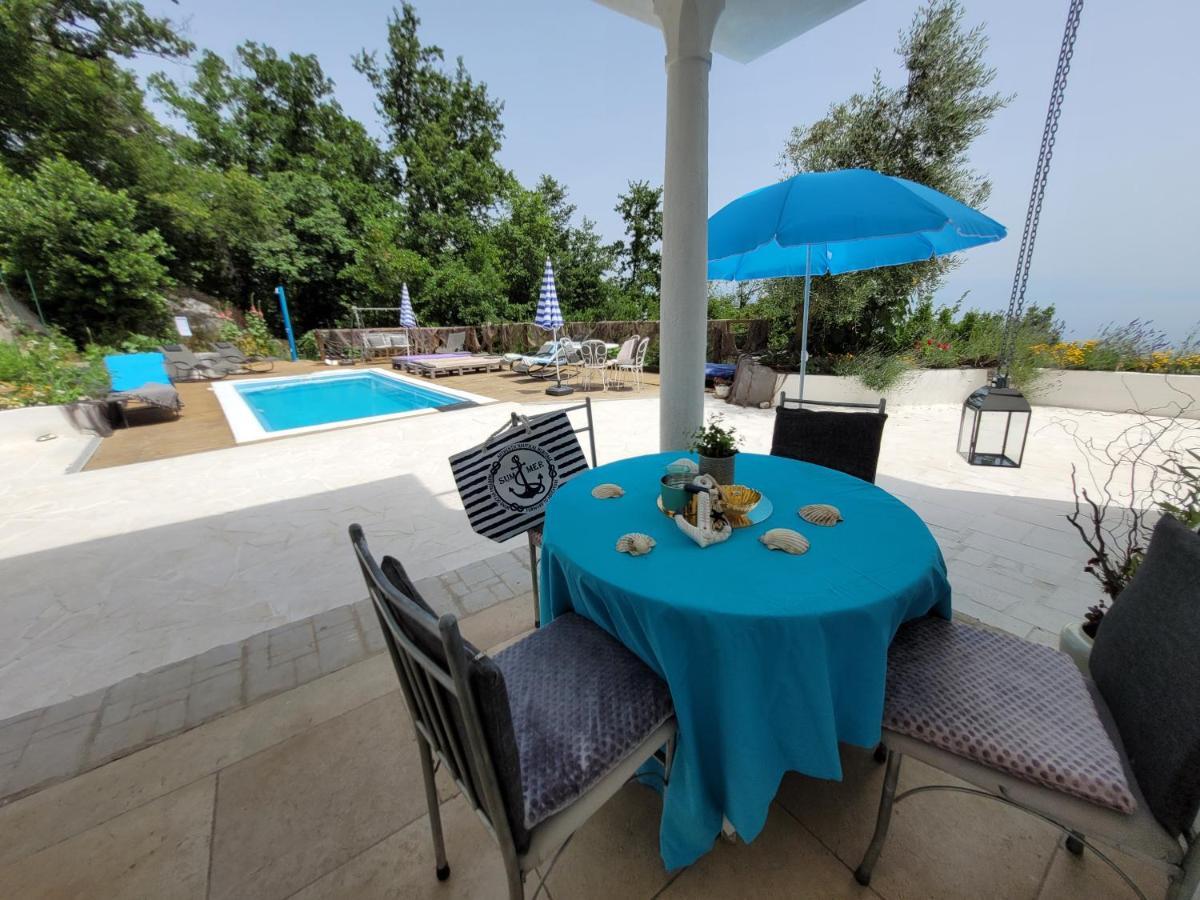 Ferienwohnung Mit Pool Kroatien Mit Meerblick Und Pool Ловран Экстерьер фото