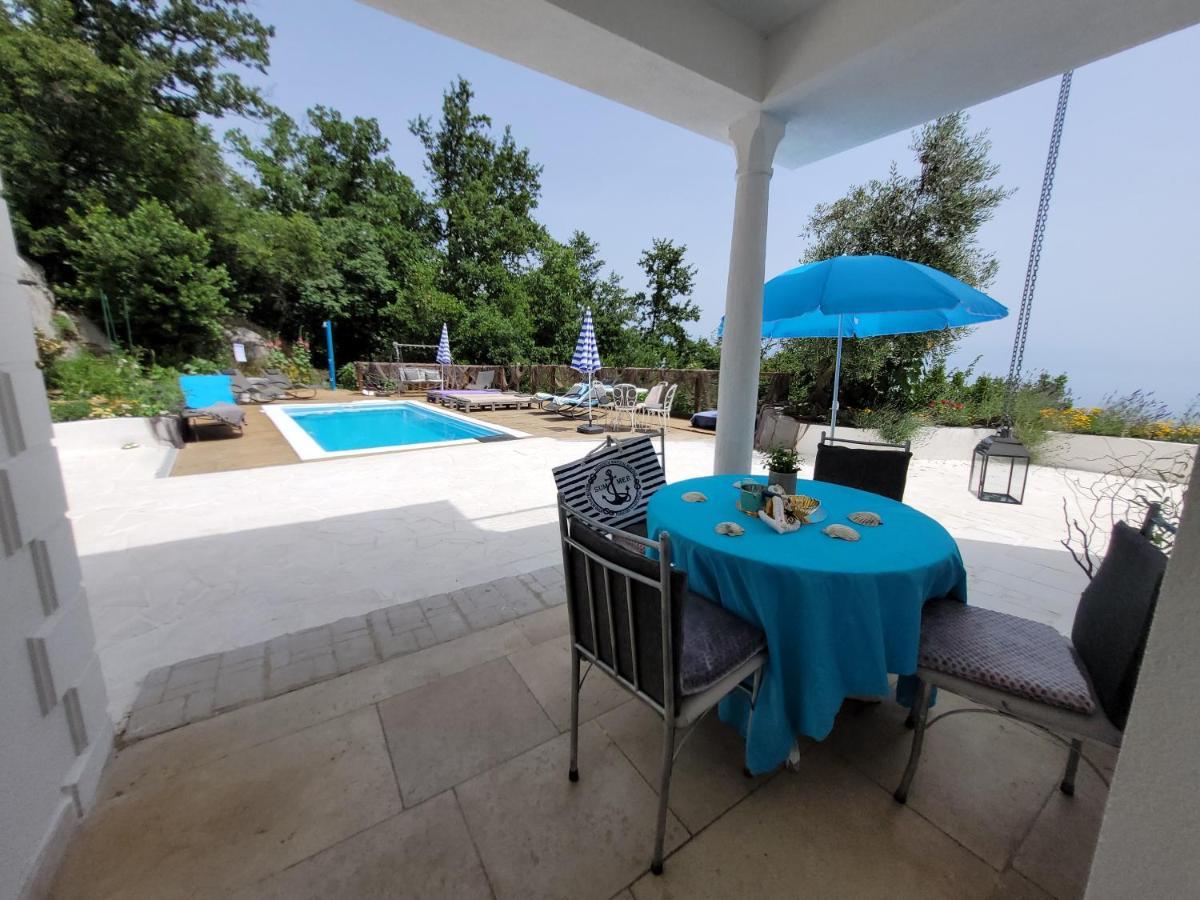 Ferienwohnung Mit Pool Kroatien Mit Meerblick Und Pool Ловран Экстерьер фото
